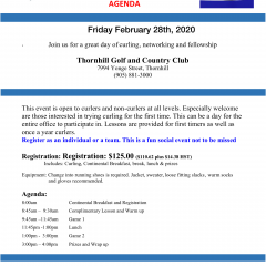 Toronto Academy of Dentistry Curling Bonspiel